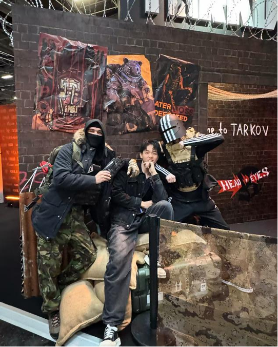 WINGTEC team on the ground at an Escape From Tarkov booth